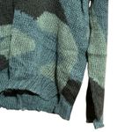 Wooden Ships  Sweater Womens XS Multicolor Camoflauge Mohair Wool Blend Pullover Photo 4