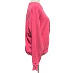 the GREAT. College Sweatshirt in Bright Rouge • Made in USA • Size 1(S) Pink Photo 2