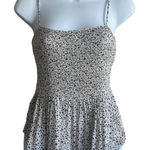 Lush Clothing Lush Women Crop Top XS Animal Print Babydoll Smock Bodice Coquette‎ Flirty Y2K Photo 0