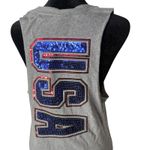 PINK - Victoria's Secret  USA‎ Sequin Muscle Tank Top Patriotic Sleeveless XS Photo 10
