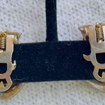 Vintage rhinestone with gold plated shoe clip set PAT 1852188 Photo 1