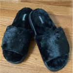 32 Degrees Heat Plush Faux Fur Cushion Slide Slipper, Black, NEW, Size L Photo 11