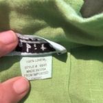 Habitat Tunic Top Green 100% Linen Preshrunk USA XL Minimalist Casual Coastal Photo 8