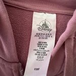 Disney Walt  World Pink Zip Up Embossed Mickey Logo Hoodie Sweatshirt 2X Photo 3
