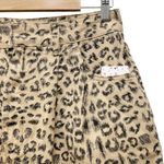 Free People NWT Printed Dogtown High Waist Shorts Cheetah Black Tan Size 29 NEW Photo 8