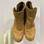 Fergalicious  brown heel booties Photo 1