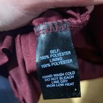 NWT “Awaken My Love” Burgundy Backless Long Sleeve Lace Maxi Dress Women Small Photo 11