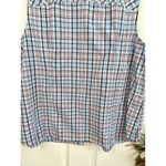 Tommy Hilfiger Plaid Pattern Button Down Collared Sleeveless Casual Shirt 1X Photo 7