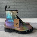 Dr. Martens NWT 1460 Rainbow Ray Suede Lace Up Boots Women’s Size 8 Photo 5