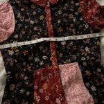 ZARA Floral Patchwork button down maxi dress Photo 3