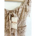 Show Me Your Mumu  Monique Tie Maxi Dress in Champagne Forever Lace S NWT Photo 8