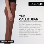 joe's jeans Joe’s Jeans Leather Brown Coated Bootcut Jeans - The Callie Photo 3