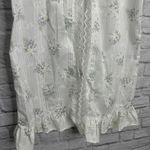 Vintage Ballet Peignoir Set Size M White Floral Cotton Blend Robe Gown Short New Size M Photo 3
