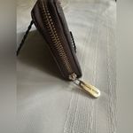 Michael Kors  Chocolate Brown Wallet with Gold Plate Photo 7