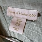 House of Harlow 1960 Crinkle Button-Up Blouse Sage Green Size Medium Photo 1