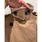 Coach Short Trench Tan Coat Photo 6