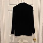 OVI Black Velvet One Button Blazer Women's Size Small Whimsigoth Party Photo 4