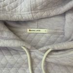 Marine layer  Corbet Lavender Quilted Hooded Sweatshirt Photo 4