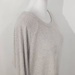 Bobi  Cream Ribbed Knit Tunic Size Small Revolve Cream Knit Top Oatmeal Long Top Photo 4