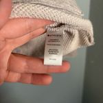 Athleta Womens French Terry Pique Athletic Hoodie Light Grey Sz XS Workout Gym Photo 9