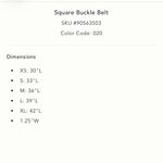 Anthropologie • Tan Leather Belt with Silver Buckle Photo 2