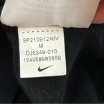 Nike Fitted Womens Black Dress Swoosh SZ Medium Tight Fit Athleisure Streetwear Photo 3