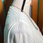 Miami  White open front cardigan kimono with Pom-Pom Trim Photo 3