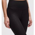 Lululemon Align High-Rise Pant 28"Leopard Daisy Emboss Black Size 4 NWT Photo 2