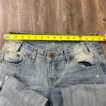 One Teaspoon One x  Denim Distressed Patch Work Straight Leg Blue Jeans Size 26 Photo 6