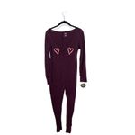 PINK - Victoria's Secret Victoria’s Secret Pink SZ XS purple candy cane onesie Photo 2