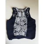 Rebecca Minkoff XS Sleeveless Knit Top Floral Okina Knit Crop Tank Top and Photo 4