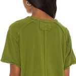 We The Free Free People Revolve Boyfriend Tee Women's XS Green Boho Hippie Photo 2