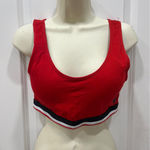 U.S. Polo Assn. Red Sports Bra Racerback Athletic Gym Workout Top Women XL Photo 0