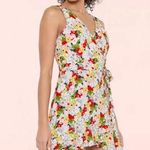 Likely  Vera Faux Wrap Dress Ivory Red Multi Floral 12 Photo 0