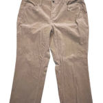 Talbots  Heritage 16W Tan Corduroy Pants Women’s Classic Fit Fall Winter Chic Photo 0