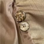 Worthington Essentials Womens 10P Olive Trench Coat Vintage Petite Raincoat Belt Tan Photo 10