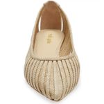 Cult Gaia ππ Leena Point Toe Woven Raffia Cage Flats ~ Natural US 10 EU 40 NWT Photo 8