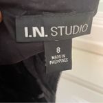 Vintage I.N. Studio Chic Black Halter Dress with Elegant Design Size 8 emo goth Photo 6