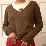 Brandy Melville Preppy V Neck Sweater Photo 3