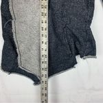 Blanc Noir asymmetrical jacket women's small gray grunge moto waterfall distress Photo 6