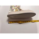 Max Mara White Floral Print Knee High Lace Up Platform Boots Size 39 size 8 Photo 6