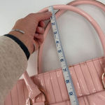 Ted Baker London Women's Patent Leather Quilted Tote Handbag Pink Size Large Photo 14