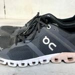 ON Running Cloudflow 2.0 Low Top Running Shoes Rock Grey/Rose Women's Size W7 Gray Photo 3