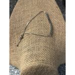 Silver tone bracelet various color glass stones slide clasp Box chain. Photo 1