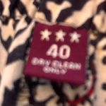 Studio Rasa Block Print Palazzo Pants Size 40 Tiered Wide Leg with Metallic Hem Gold Photo 11