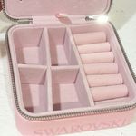 Swavorski Swarovski 2022 Pink Travel Jewelry Box Full Zip Case Photo 1