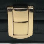 A New Day Green Crocodile Buckle Closure Mini Clutch Crossbody Handbag Photo 5