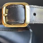 Gucci  Vintage Black Leather Shoulder Bag w/ Red Leather Interior - Preowned Photo 8