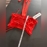 Urban Outfitters  Blood Orange Crop Tank Halter Top Ruched NWT Women’s Sz XS Photo 6