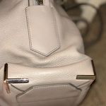 Alexander Wang  Emile Gray Leather Handbag with Crossbody Strap EUC. With dusty Photo 7